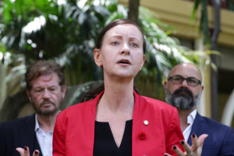 Queensland Health Minister Yvette D’Ath.
