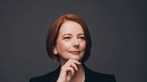 Julia Gillard will speak at a Conservative Party conference in Manchester.