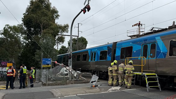 The collision occurred near Brunswick Station on February 25. 