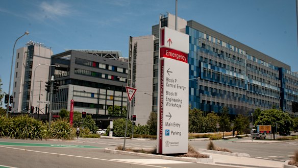 The man is currently isolated at the Gold Coast University Hospital.