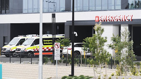 The Emergency Dept at the new Northern Beaches Hospital.