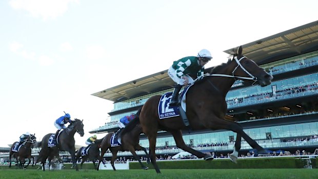 James McDonald wins on Via Sistinain the Queen Elizabeth Stakes.