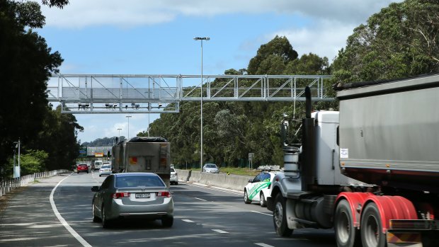 Point-to-point speed cameras only apply to trucks in NSW.