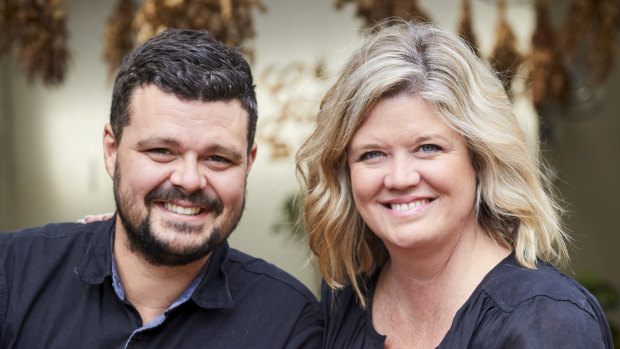 Martin and Melissa Goffin of Red Gum BBQ.