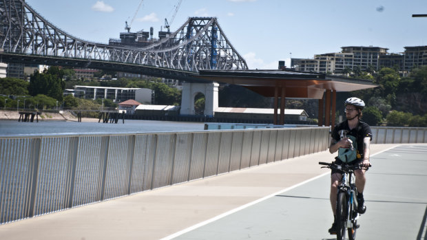 Cycling into the city can be a challenge for people wary of navigating the city streets without separated bike lanes.