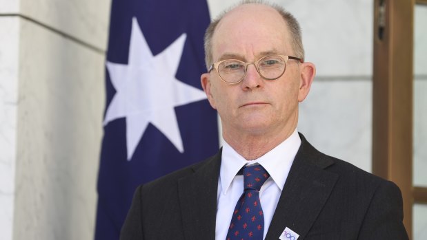 Chief Medical Officer Paul Kelly at Parliament House on Thursday. 