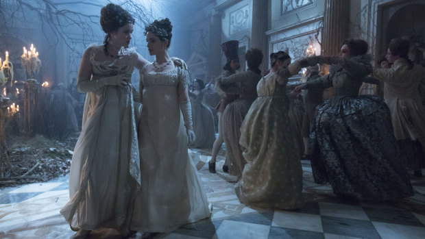 Jonathan Strange & Mr Norrell's, from left, Lady Pole (Alice Englert) and Arabella (Charlotte Riley).