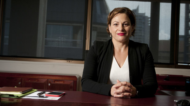 Member for South Brisbane Jackie Trad is facing a strong challenge from the Greens.