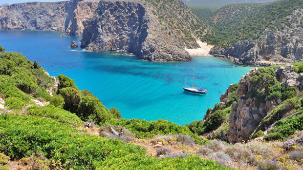 Sardinia, the island home to a record number of centenarians. 