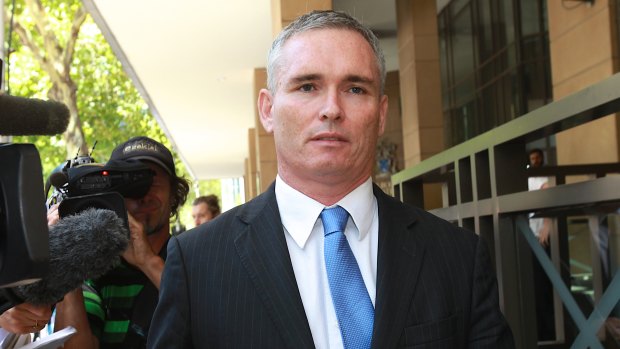 Former Labor MP Craig Thomson outside court in 2014.