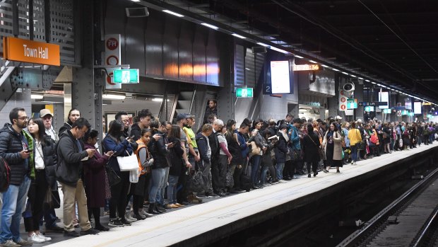 Sydney's rail network is under pressure from a surge in demand for services.