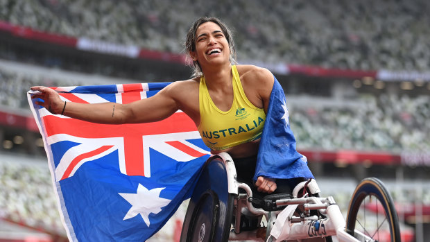 Madison de Rozario won two gold medals at the Tokyo Paralympics. 