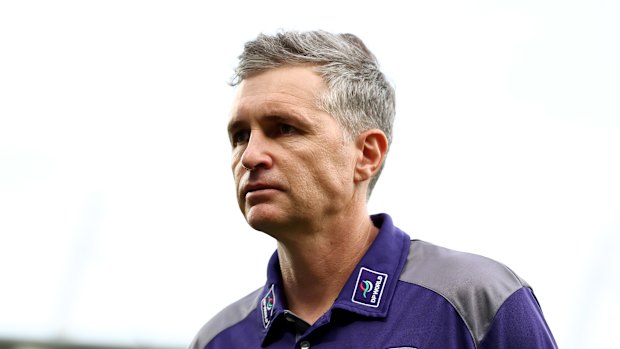 Justin Longmuir after Saturday’s game.