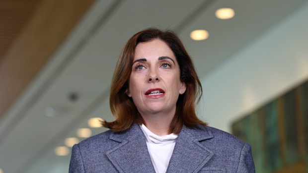 Communications Minister Anika Wells.
