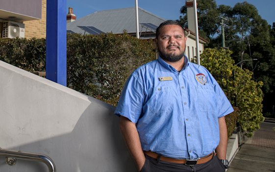NSW police Aboriginal community liaison officer Jimmahl Williams says he wants young people to be proud of their Indigenous heritage. 