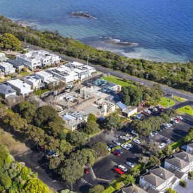 The Dava Hotel has views across the bay.