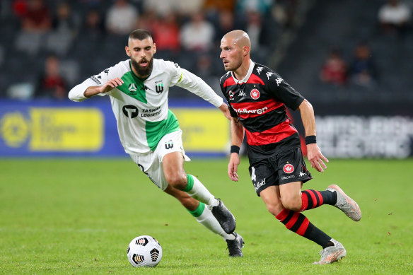 James Troisi pulled the strings for the Wanderers in their big win over Western United.