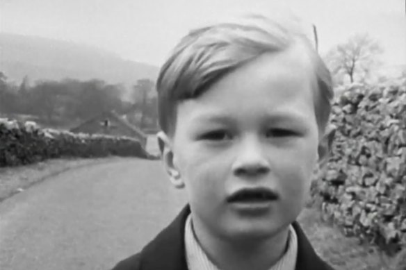 Nick, aged seven in 1964 during filming for the first instalment.