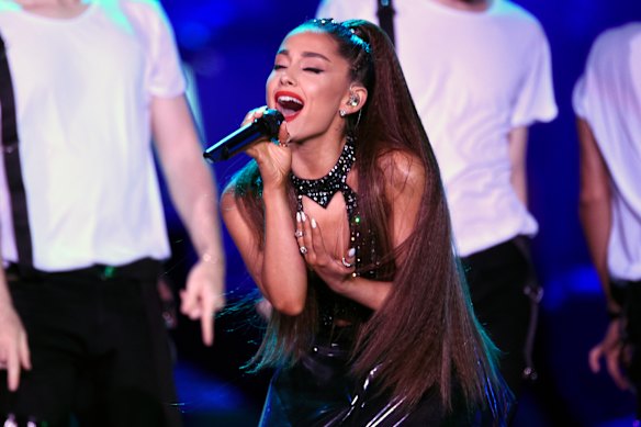 Ariana Grande has two short videos on Clips.