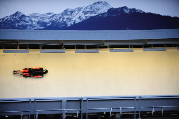 Attempt a solo skeleton ride at Whistler Sliding Centre.