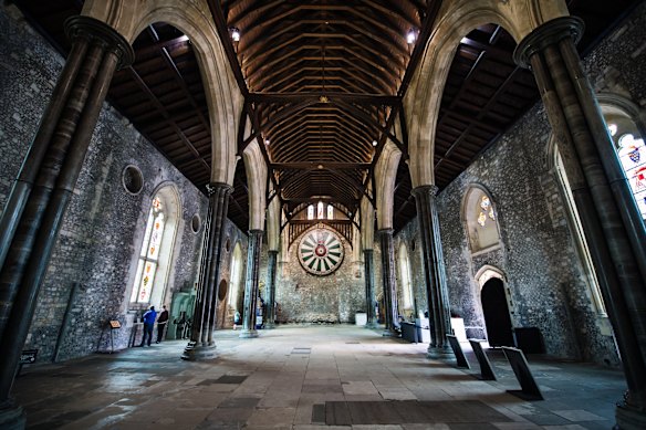 The Great Hall improbably claims the round table of Arthurian legend.