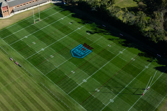 The Blues training field at Blue Mountains Grammar School.