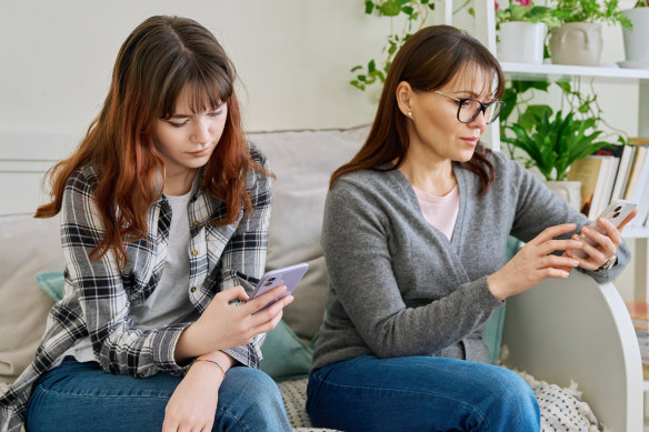 Phones and social media are addictive at any age.