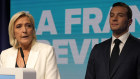 French far-right leader Marine Le Pen and Jordan Bardella who could be France’s next prime minister.
