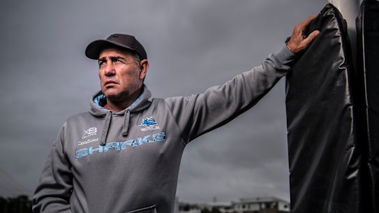 Shane Flanagan is in discussions with the NRL about returning as a head coach as early as this season.
