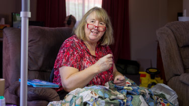 Janet MacFadyen has provided thousands of custom quilts to those in need.