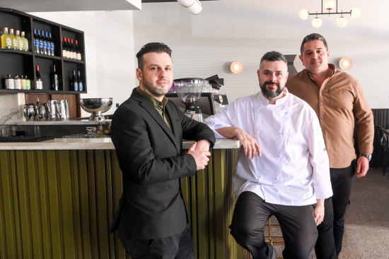 Sosta’s new owners (L-R) Roby Giannetta, Alex Tintori and Frank Remoundos.
