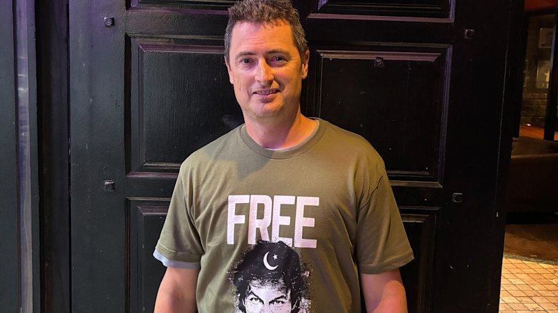 Luke was denied entry because of this Imran Khan T-shirt. On Friday, he can get in. This is why