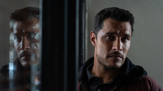 Staz Nair as Harry Virdee in the British crime drama Virdee.