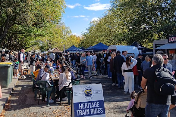 The dog-friendly Daylesford market is on every Sunday.