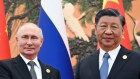 Vladimir Putin and Xi Jinping in Beijing this month.