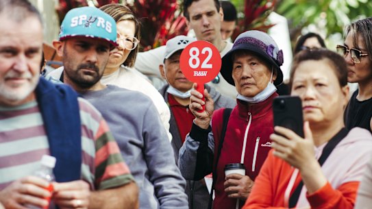 The Stanmore property attracted 23 registered bidders.