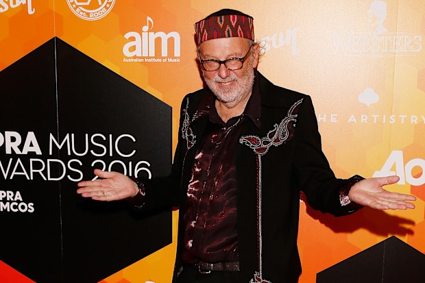 Glenn A. Baker attends the 2016 APRA Music Awards at Carriageworks on April 5, 2016 