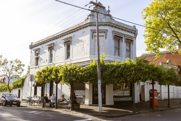 Brico occupies a heritage building on a Carlton North corner.