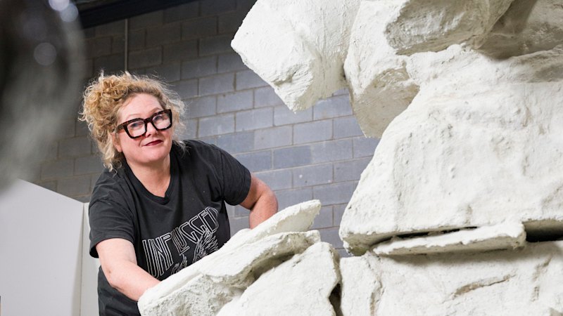 Justene grew up in a wreckers’ yard. Now her chaotic creations crowd the Queensland Art Gallery