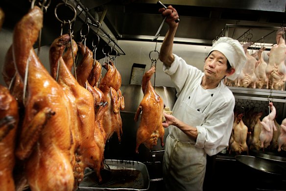 Flower Drum’s Peking duck has been a menu mainstay.