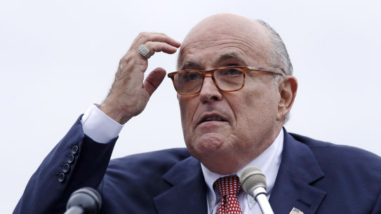Subject of a Kremlin influence operation: Trump laywer Rudy Giuliani.