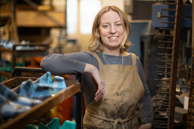 Breeze Powell, cordwainer and founder of Post Sole Studio in Melbourne.