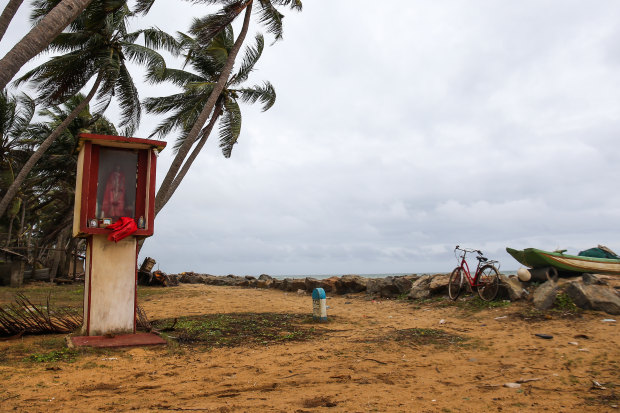 Statues of Jesus are a regular sight on the Catholic coastal belt.