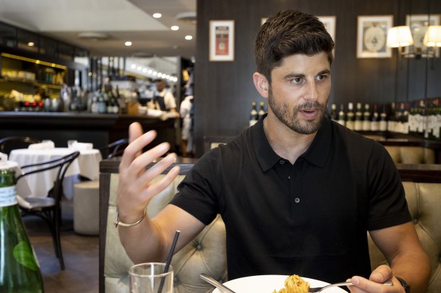 Nick Bracks at The Botanical in South Yarra.