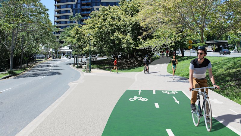 Plans for new inner-city cycleway and footpath revealed, construction to start next year