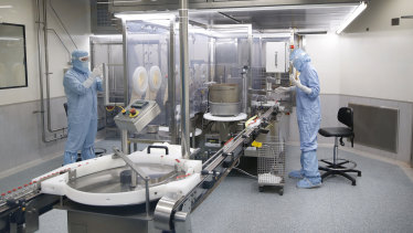 The CSL facility in Melbourne is manufacturing Oxford-AstraZeneca’s COVID-19 vaccine.  