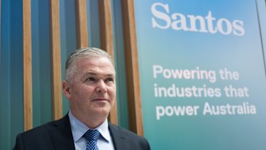 Santos chief executive Kevin Gallagher aid the company had a plan to be “at the leading edge of the energy transition to a low-carbon future.”