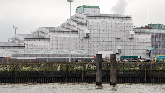 Babak Dastmaltschi helped Russian billionaire Alisher Usmanov organise financing for his $US600 million super yacht The Dilbar. It has been impounded by German authorities.