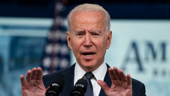 Under fire: US President Joe Biden.