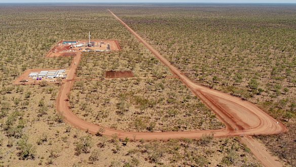 Origin Energy is conducting exploratory gas drilling in the Northern Territory's Beetaloo Basin.